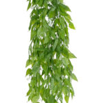 GloboStar® Artificial Garden HANGING LIMA BEAN 20845 Τεχνητό Διακοσμητικό Κρεμαστό Φυτό Φασόλι Λίμα Μ29 x Π10 x Υ86cm - Image 3