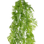 GloboStar® Artificial Garden HANGING FERN 20853 Τεχνητό Διακοσμητικό Κρεμαστό Φυτό Φτέρη Μ30 x Π14 x Υ85cm - Image 3