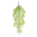 GloboStar® Artificial Garden HANGING FERN 20855 Τεχνητό Διακοσμητικό Κρεμαστό Φυτό Φτέρη Μ30 x Π14 x Υ85cm - Image 2