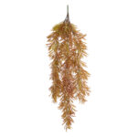 GloboStar® Artificial Garden HANGING BARLEY 20856 Τεχνητό Διακοσμητικό Κρεμαστό Φυτό Κριθάρι Μ26 x Π15 x Υ81cm - Image 2
