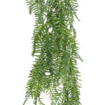 GloboStar® Artificial Garden HANGING FERN 20861 Τεχνητό Διακοσμητικό Κρεμαστό Φυτό Φτέρη Μ28 x Π15 x Υ90cm - Image 3