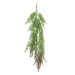 GloboStar® Artificial Garden HANGING FERN 20862 Τεχνητό Διακοσμητικό Κρεμαστό Φυτό Φτέρη Μ28 x Π15 x Υ90cm - Image 2