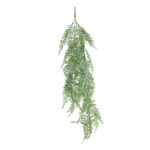 GloboStar® Artificial Garden HANGING FERN 20863 Τεχνητό Διακοσμητικό Κρεμαστό Φυτό Φτέρη Μ28 x Π15 x Υ90cm - Image 2