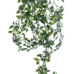 GloboStar® Artificial Garden HANGING DATURA 20865 Τεχνητό Κρεμαστό Διακοσμητικό Φυτό Δατούρα  Φ26 x Y80cm - Image 3