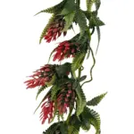 GloboStar® Artificial Garden HANGING RED PINE CONE 20869 Τεχνητό Κρεμαστό Διακοσμητικό Φυτό Κόκκινο Κουκουνάρι Μ17 x Π17 x Υ50cm - Image 5