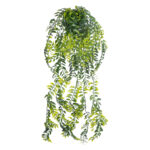 GloboStar® Artificial Garden HANGING FERN 20877 - Τεχνητό Κρεμαστό Διακοσμητικό Φυτό Φτέρη  Φ23 x Y70cm - Image 2