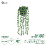 GloboStar® Artificial Garden HANGING LOVER'S TEARS 20878 - Τεχνητό Κρεμαστό Διακοσμητικό Φυτό Lover's Tears Φ12 x Y40cm