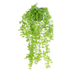 GloboStar® Artificial Garden HANGING PEACH LEAF 20880 - Τεχνητό Κρεμαστό Διακοσμητικό Φυτό Φύλλο Ροδακινιάς  Φ20 x Y50cm - Image 2