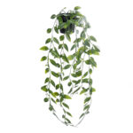 GloboStar® Artificial Garden HANGING DUTCH BEAN 20883 - Τεχνητό Κρεμαστό Διακοσμητικό Φυτό Ολλανδικό Φασόλι Φ28 x Y70cm - Image 2
