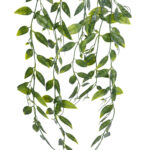 GloboStar® Artificial Garden HANGING DUTCH BEAN 20883 - Τεχνητό Κρεμαστό Διακοσμητικό Φυτό Ολλανδικό Φασόλι Φ28 x Y70cm - Image 3