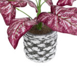GloboStar® Artificial Garden RED POLKA 20887 Τεχνητό Διακοσμητικό Φυτό Κόκκινη Πόλκα Φ38 x Υ33cm - Image 4