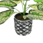 GloboStar® Artificial Garden CALADIUM 20889 Τεχνητό Διακοσμητικό Φυτό Τροπικό Καλάδιο Φ40 x Υ33cm - Image 4