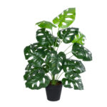 GloboStar® Artificial Garden MONSTERA PLANT 20909 - Διακοσμητικό Φυτό Μονστέρα Φ50 x Υ75cm - Image 2