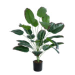 GloboStar® Artificial Garden OLD BANANA PLANT 20917 - Διακοσμητικό Φυτό Ώριμη Μπανανιά Φ90 x Υ80cm - Image 2
