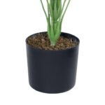 GloboStar® Artificial Garden WHITE HOSTA PLANT 20920 Διακοσμητικό Φυτό Λευκή Χόστα Φ87 x Υ80cm - Image 4