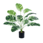 GloboStar® Artificial Garden BANANA PLANT ZEBRA 20929 - Διακοσμητικό Φυτό Μπανανιά Ζέβρα Φ70 x Υ55cm - Image 2