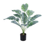 GloboStar® Artificial Garden BANANA PLANT ZEBRA 20930 - Διακοσμητικό Φυτό Μπανανιά Ζέβρα Φ70 x Υ55cm - Image 2