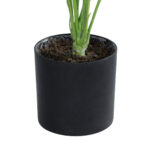 GloboStar® Artificial Garden BANANA PLANT ZEBRA 20930 - Διακοσμητικό Φυτό Μπανανιά Ζέβρα Φ70 x Υ55cm - Image 4