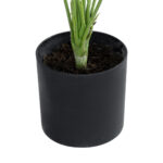 GloboStar® Artificial Garden WHITE HOSTA PLANT 20931 Διακοσμητικό Φυτό Λευκή  Χόστα Φ60 x Υ55cm - Image 4