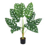GloboStar® Artificial Garden MONSTERA PLANT 20937 - Διακοσμητικό Φυτό Μονστέρα Φ90 x Υ90cm - Image 2