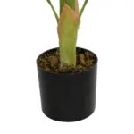 GloboStar® Artificial Garden ALBINO MONSTERA 20938 Τεχνητό Διακοσμητικό Φυτό Πράσινη & Λευκή Μονστέρα Μ90 x Π90 x Υ90cm - Image 4
