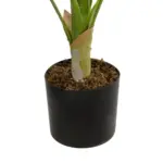 GloboStar® Artificial Garden DIEFFENBACHIA 20941 Τεχνητό Διακοσμητικό Φυτό Πράσινη & Μπεζ Διφενμπάχια Μ80 x Π80 x Υ90cm - Image 4