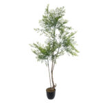 GloboStar® Artificial Garden GREEN NANDINA PLANT 20965 Διακοσμητικό Φυτό Πράσινη Ναντίνα Φ66 x Υ150cm - Image 2