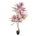 GloboStar® Artificial Garden RED NANDINA PLANT 20966 Διακοσμητικό Φυτό Κόκκινη Ναντίνα Φ66 x Υ150cm - Image 2