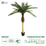 GloboStar® Artificial Garden PHOENIX PALM TREE 20968 Τεχνητό Διακοσμητικό Φυτό Φοίνικας Φ150 x Υ180cm