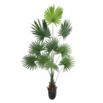 GloboStar® Artificial Garden SERENOA PALM PLANT 20972 Διακοσμητικό Φυτό Φοίνικα Σερενόα Φ103 x Υ180cm - Image 2