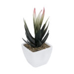 GloboStar® Artificial Garden SUCCULENT ALOE POTTED PLANT 20974 Διακοσμητικό Φυτό Αλόης Φ7 x Υ14cm - Image 2