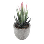 GloboStar® Artificial Garden SUCCULENT ALOE 21008 Διακοσμητικό Φυτό Παχύφυτο Αλόη Υ14cm - Image 2