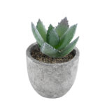 GloboStar® Artificial Garden SUCCULENT ALOE 21026 Διακοσμητικό Φυτό Παχύφυτο Αλόη Υ10.5cm - Image 2