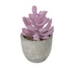GloboStar® Artificial Garden SUCCULENT CRASSULA POTTED PLANT 21029 Διακοσμητικό Φυτό Κρασούλα  Φ7 x Υ10,5cm - Image 2