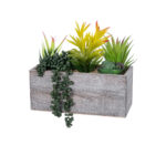 GloboStar® Artificial Garden SUCCULENT VARIUS PLANT POTTED 21034 Διακοσμητικό Φυτό Μίξ Μ23 x Π13 x Υ23cm - Image 2