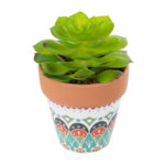 GloboStar® Artificial Garden SUCCULENT ECHEVERIA 21049 Διακοσμητικό Φυτό Παχύφυτο Εχεβέρια Υ14cm - Image 2