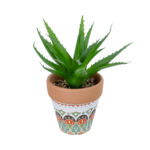 GloboStar® Artificial Garden SUCCULENT ALOE POTTED PLANT 21054 Διακοσμητικό Φυτό Αλόη  Φ15 x Υ19cm - Image 2