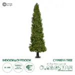 GloboStar® Artificial Garden CYPRESS TREE 21061 Τεχνητό Διακοσμητικό Δέντρο Κυπαρίσσι Μ145 x Π145 x Υ400cm