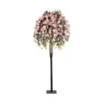 GloboStar® Artificial Garden ROSES TREE 21068 Τεχνητό Διακοσμητικό Δέντρο Τριανταφυλλιά Μ110 x Π110 x Υ240cm - Image 2