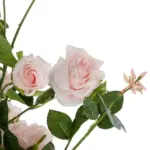 GloboStar® Artificial Garden LIGHT PINK ROSES 21071 Τεχνητό Διακοσμητικό Δέντρο Τριανταφυλλιά Μ50 x Π50 x Υ90cm - Image 3