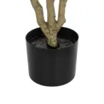 GloboStar® Artificial Garden YELLOW ROSES 21073 Τεχνητό Διακοσμητικό Δέντρο Τριανταφυλλιά Μ50 x Π50 x Υ90cm - Image 4