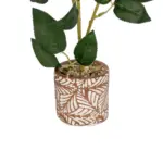 GloboStar® Artificial Garden PINK ROSE 20984 Διακοσμητικό Φυτό Ροζ Τριαντάφυλλα  Υ38cm - Image 4
