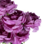 GloboStar® Artificial Garden  PURPLE PEONY FLOWER BRANCH 21080 Τεχνητό Διακοσμητικό Μπουκέτο Μώβ Παιώνιας Y45cm - Image 3