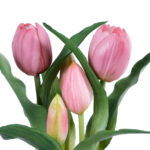 GloboStar® Artificial Garden PINK TULIP 21092 Διακοσμητικό Φυτό Ροζ Τουλίπα Υ23cm - Image 3