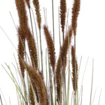 GloboStar® Artificial Garden BROWN LAGURUS 21101 Διακοσμητικό Φυτό Καφέ Λαγοουρά Υ140cm - Image 3