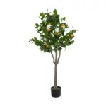 GloboStar® Artificial Garden ORANGE TREE 21108 Τεχνητό Διακοσμητικό Δέντρο Πορτοκαλιά Μ70 x Π50 x Υ120cm - Image 2