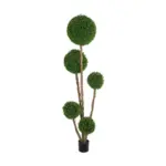 GloboStar® Artificial Garden BUXUS TREE 21111 Τεχνητό Διακοσμητικό Δέντρο Buxus Μ65 x Π60 x Υ200cm - Image 2