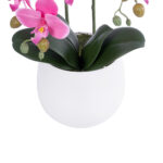 GloboStar® Artificial Garden PINK ORCHID 21116 Διακοσμητικό Φυτό Ροζ Ορχιδέα Υ45cm - Image 4