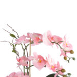 GloboStar® Artificial Garden PINK ORCHID 21126 Διακοσμητικό Φυτό Ροζ Ορχιδέα Υ42cm - Image 4