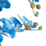 GloboStar® Artificial Garden BLUE ORCHID 21130 Διακοσμητικό Φυτό Μπλε Ορχιδέα Υ43cm - Image 3